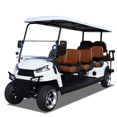 8 seater utility golf cart R6C white