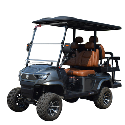 4 seater utility golf cart E2C grey
