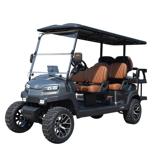 6 seater utility golf cart Z4C grey