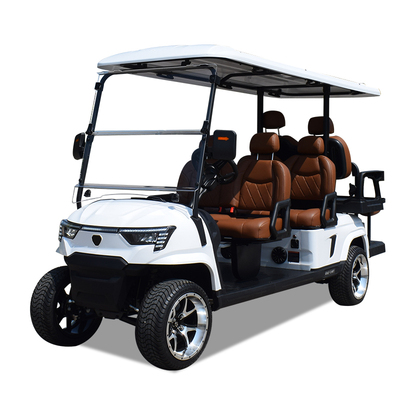 6 seater utility golf cart E4C white