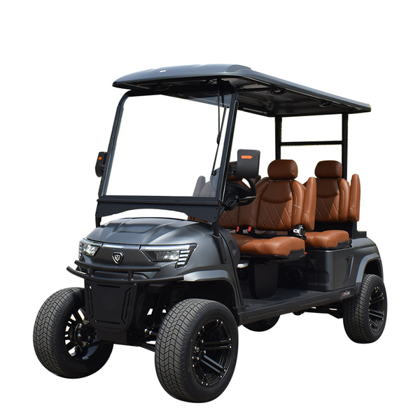 4 seater utility golf cart E4 grey