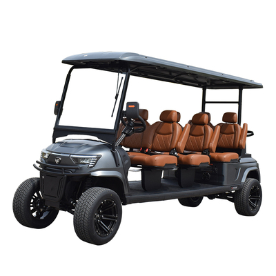 6 seater utility golf cart E6 grey
